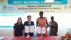MOU Signing Ceremony between ICm and Ghana National Commission for UNESCO 