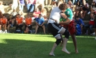 Spain Traditional Martial Arts : ﻿Lucha Leonesa players during match